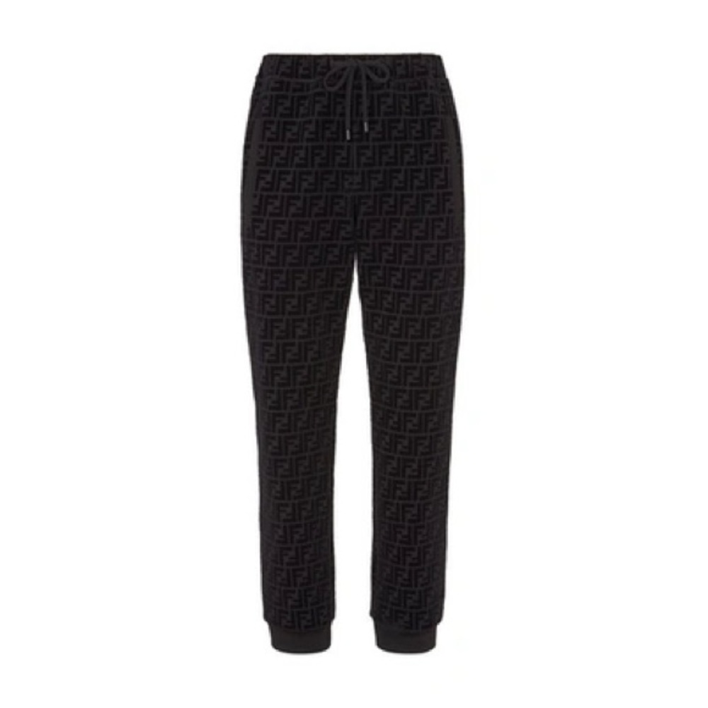Fendi Black Monogram Joggers